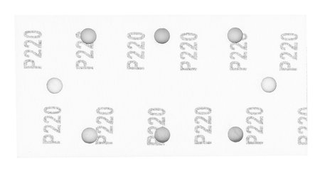 Papiery ścierne na rzep 93 x 185 mm, P220, 5 szt., , z 8 otworami