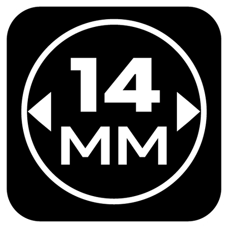 Podkładki silikonowe samoprzylepne 14mm, 10 szt.