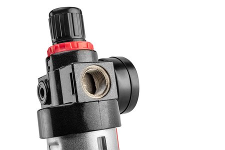 Filtr odwadniacz 1/2",z reduktorem ciśnienia, metalowa obudowa