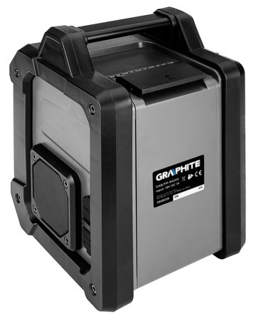 Radio budowlane akumulatorowo-sieciowe Graphite Energy+ 18V  bez akumulatora