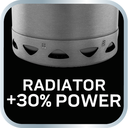 Zestaw garnków 2 w 1 z radiatorem