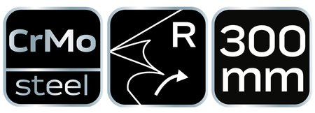 Nożyce do blachy 300 mm, prawe