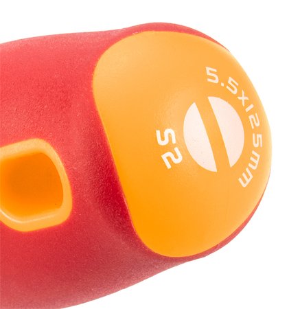 Wkrętak płaski 1000V, 5.5 x 125 mm, S2