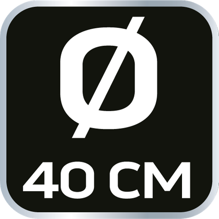 Wentylator podłogowy 50W, śr. 40 cm, 3 prędkości, oscylacja