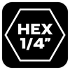 Wiertło gwintujące HSS TiN, M10x1,5 mm, Hex