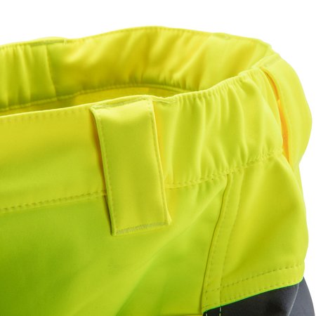 Spodnie robocze ostrzegawcze softshell, żółte, rozmiar XXXL