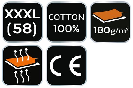 T-shirt z nadrukiem, MOTO Expert, rozmiar XXXL