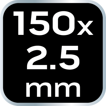 Opaski zaciskowe EXTREME 2.5 × 150 mm, czarne, 100 szt.