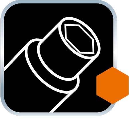 Klucze nasadowe 3/8", zestaw 12 szt.