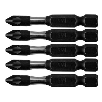 Bity udarowe S2, 50 mm, PZ2 - 5 szt.