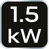 Grzejnik konwektorowy elektryczny 1500W, IP24, WIFI