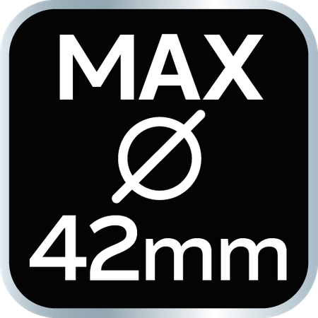 Sekator do gałęzi by-pass 665 mm, zakres do 42 mm, przekładnia, teleskopowe uchwyty