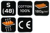 T-shirt czerwony, rozmiar S