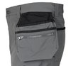 Spodnie robocze Mix&Match, 4 way stretch, z kaburami, Cordura, szaro-czarne, rozmiar XXXL
