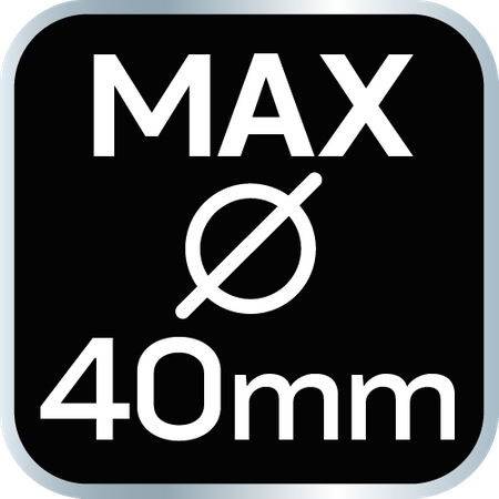 Sekator do gałęzi by-pass 765 mm, zakres do 40 mm, przekładnia zwiększajaca siłe nacisku o 60%