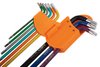 Klucze Torx T10-50, zestaw 9 szt., kolorowe