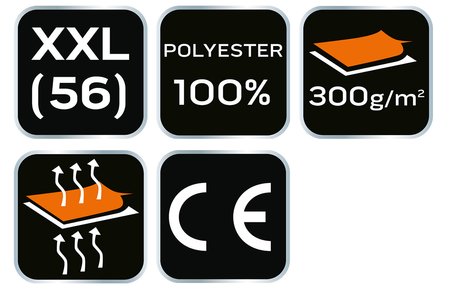 Bluza polarowa, szara, rozmiar XXL