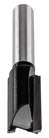 Frez do drewna prosty, dwuostrzowy, widiowy, 12 x 25 mm, trzpień 8 mm