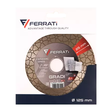 Ferrati GRADI tarcza diamentowa tnąco szlifująca 2in1 125 mm