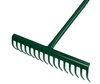 Grabie 16 zębów,  trzon metalowy ogumowany ergonomiczny