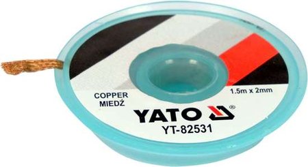 TAŚMA ROZLUTOWNICZA PLECIONKA MIEDZIANA 2.0MM*1.5M