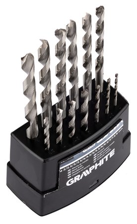Wiertła do metalu HSS-G, 2 - 8 mm, zestaw 13 szt.