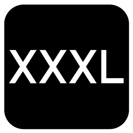 Spodnie ostrzegawcze, czarno-żółte, rozmiar XXXL