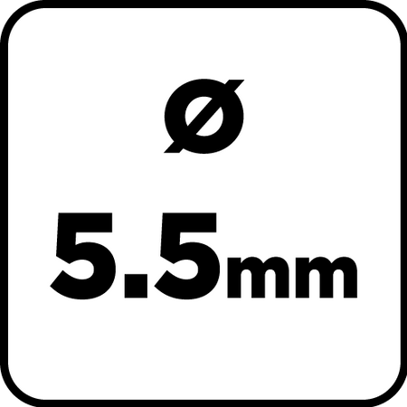 Wiertła do metalu HSS, DIN 338, 5.5 mm, 2 szt.