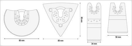 WIELOFUNKCYJNE NARZĘDZIE OSCYLACYJNE 18V