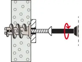 Fischer GK Kołek do Płyt Gipsowo-Kartonowych z Osadzakiem (100 szt.) 52389