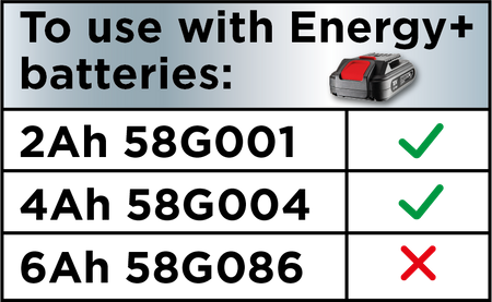 Odkurzacz warsztatowy Energy+ 18V, Li-Ion, 10 L, bez akumulatora