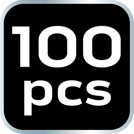 Opaski zaciskowe EXTREME 4.8 x 300 mm, czarne, 100 szt.