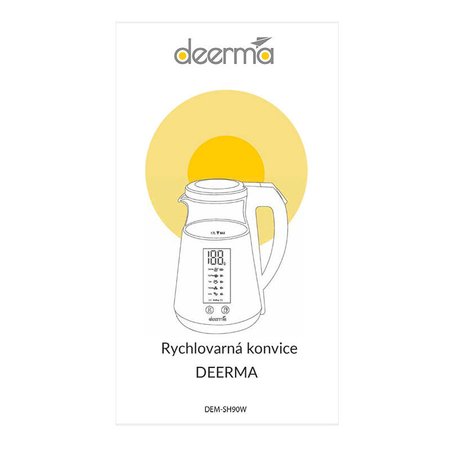 Czajnik elektryczny z regulacją temperatury 1,7 L 1700 W Deerma SH90W