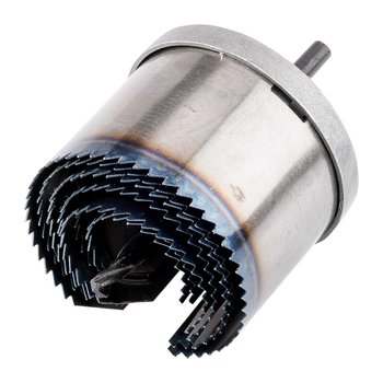 Otwornica do drewna 26 - 63 mm, h 50 mm zęby hartowane, zestaw 7 szt.