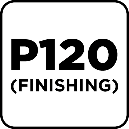 Krążki ścierne na rzep 150 mm, P120, 5 szt., bez otworów