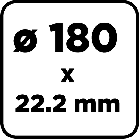 Tarcza diamentowa do cięcia pełna, 180 x 22.2 mm, na mokro