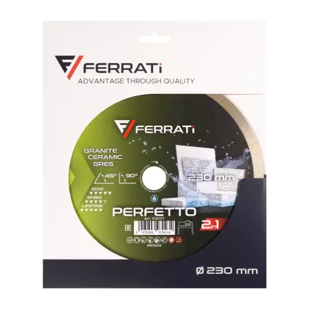 Ferrati PERFETTO 2in1 tarcza diamentowa tnąca 230 mm