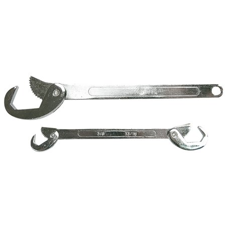 Klucze hakowe 8-19 mm, zestaw 2 szt.