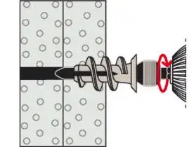 Fischer GK Kołek do Płyt Gipsowo-Kartonowych z Osadzakiem (100 szt.) 52389