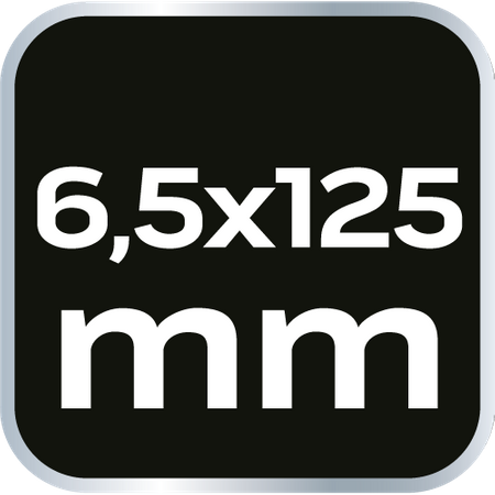 Wkrętak płaski 6.5 x 125 mm, S2