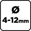 Wiertło stopniowe 4-12 mm