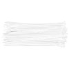 Opaski zaciskowe 2.5 x 200 mm, 100 szt., białe
