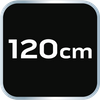 Poziomnica aluminiowa S 300, 3 libelle, 120 cm