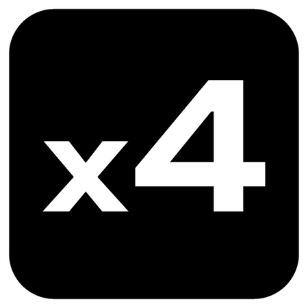 Podkładki filcowe okrągłe samoprzylepne, białe 40 mm, 4 szt.