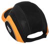 Czapka z daszkiem ze wzmocnieniem, czarno-pomarańczowa, CE