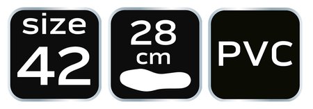 Kalosze PVC, rozmiar 42