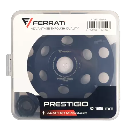 Ferrati Frez Talerzowy Diamentowy F20188 125mm PRESTIGIO PCD
