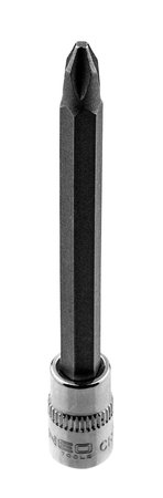 Końcówka wkrętakowa PH2 na nasadce 1/4", długa, 87 mm