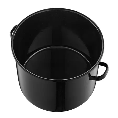 Garnek emaliowany gładki z pokrywką 32 cm, 20 l