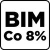 Brzeszczot do urządzenia wielofunkcyjnego, do cięcia wgłębnego, BIM Co 8%, 44 mm